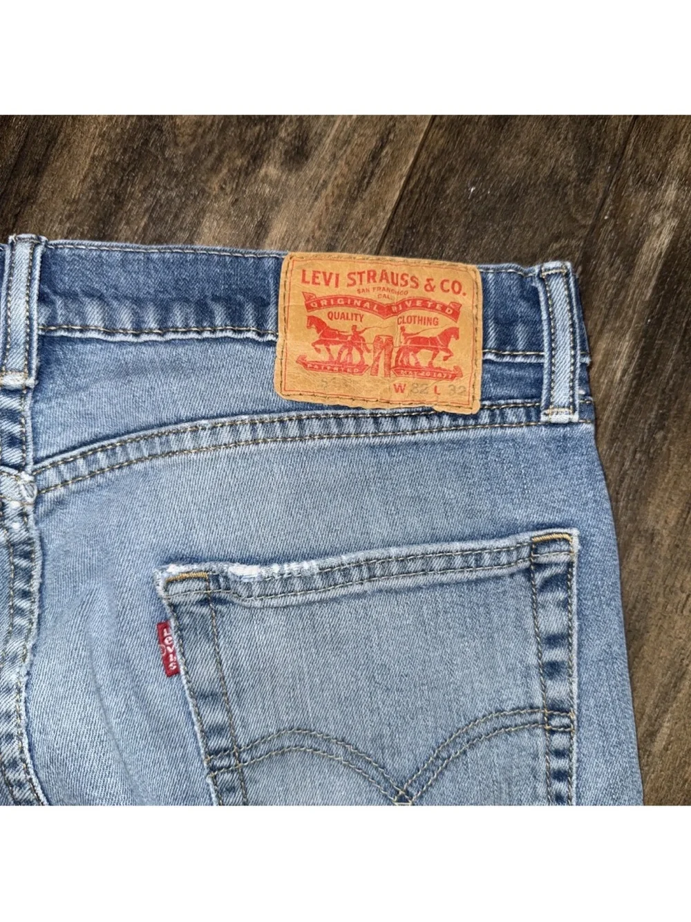 Men’s Worn Levi’s 513 Jeans 32x32